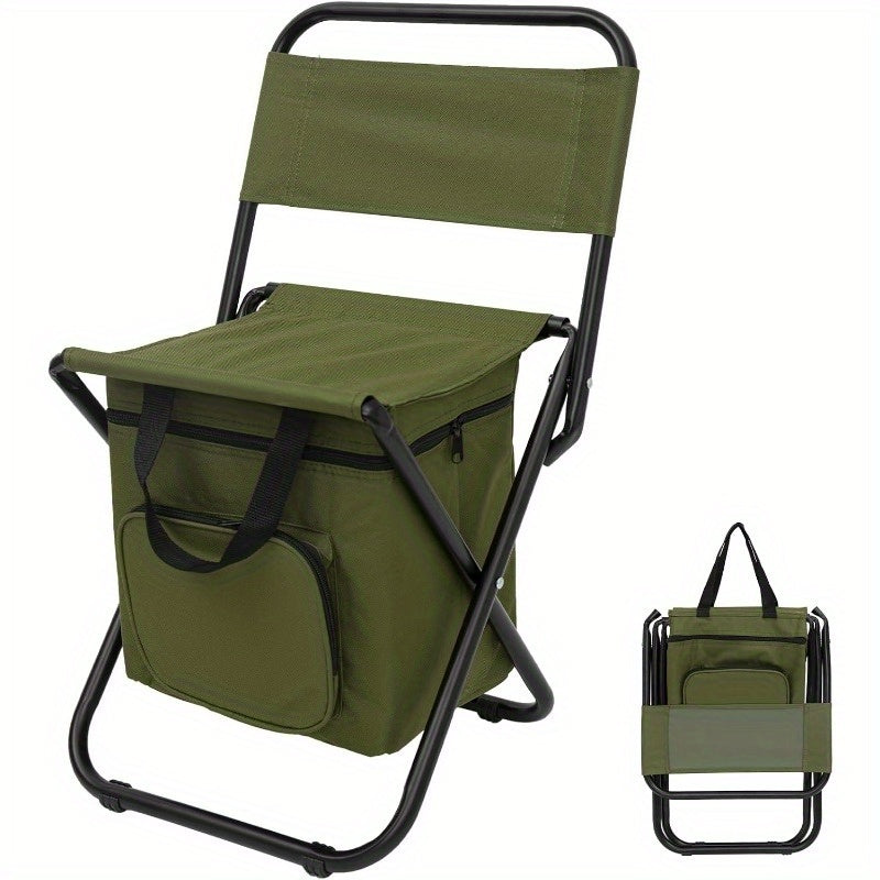 backpack compact travel chare Lightweight Camping Chair Folding Stool with Backrest – Portable Outdoor Seat, Heavy Duty Support, for Camping, Hunting & Fishing, Available in 3 Colors, 1pc or 2pcs – NovaNylon Reel Fishing III (Sony reargrip_length__13-3/8