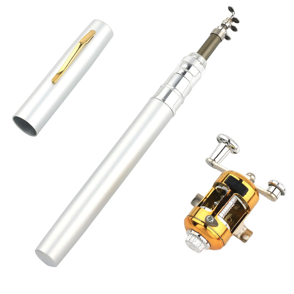 Portable Telescopic Pocket Fishing Rod Kit Ice Sea Rod