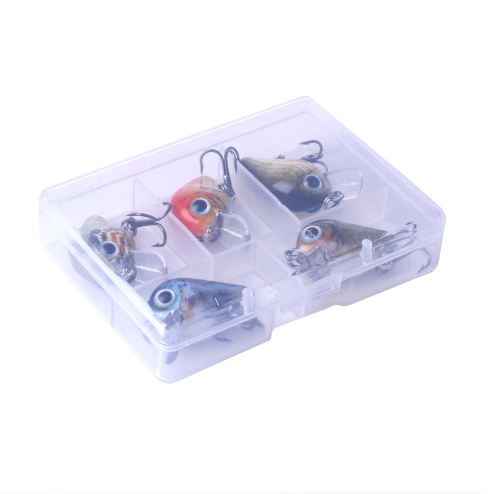 Mini Crankbait Fishing Lures Set Boxed 2.7cm 1.5g Bait