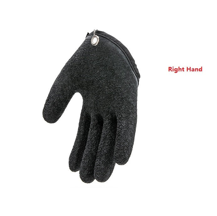 Anti Slip Fishing Gloves Puncture Resistant Latex