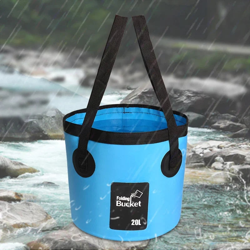 Portable Folding Fishing Bucket Waterproof Travel Bag