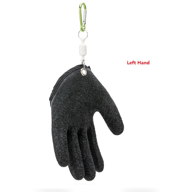 Anti Slip Fishing Gloves Puncture Resistant Latex