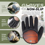 Anti Slip Fishing Gloves Puncture Resistant Latex