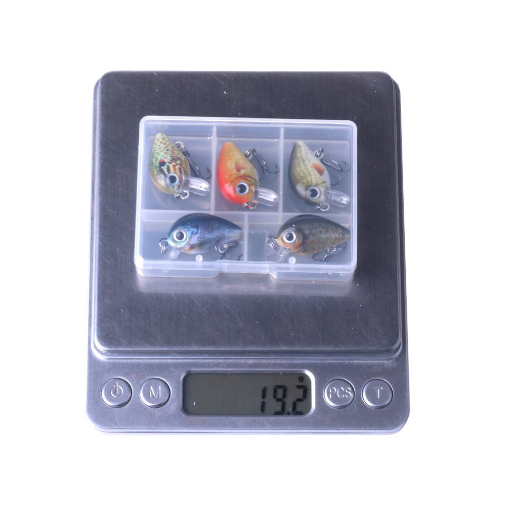 Mini Crankbait Fishing Lures Set Boxed 2.7cm 1.5g Bait