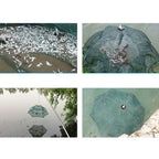 4 Holes Automatic Foldable Fishing Net Nylon Shrimp Crab Minnow Trap Fish Cast Net Fishing Tackle, 4 Holes