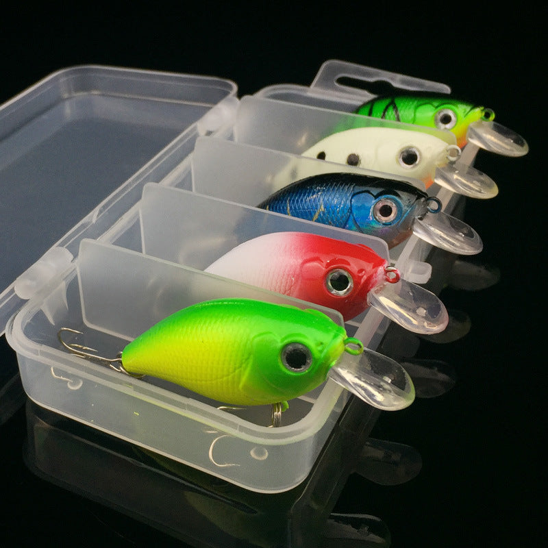 WALK FISH 5PCS Minnow Fishing Lure Set