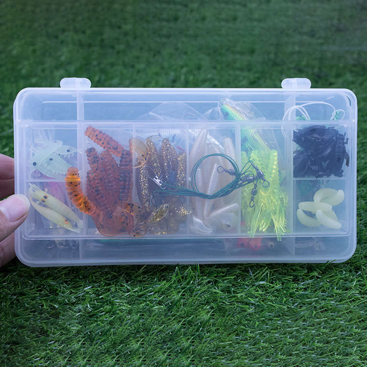 Freshwater Soft Bait Fishing Lure Set Minnow VIB Sequins