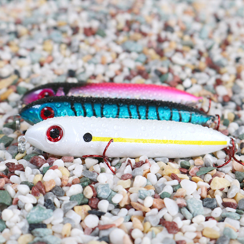 Lifelike Floating Pencil Fishing Lure With Fish Eyes