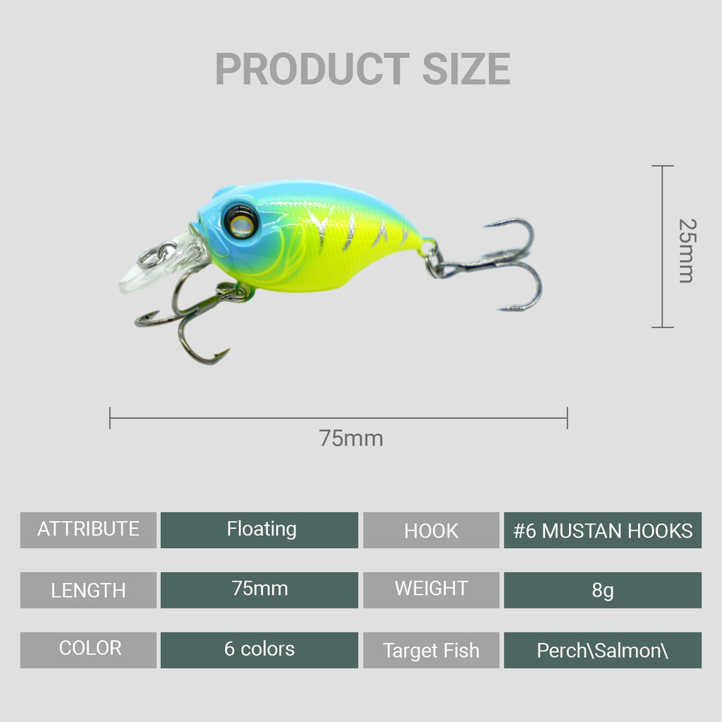 Stonefish Deep Diving Crankbait, Sinking Lure Bait, Bass Trout Fishing Lure, Saltwater Lures, Funny Fishing Lures, Fishing Tackle