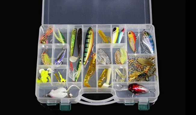 Double Deck Fishing Bait Storage Box