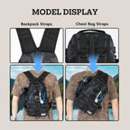 Waterproof Fishing Backpack Tackle Sling Bag – Rod Holder Daypack for Shore, Kayak & Fly Fishing | Men Women Outdoor Gear