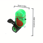 Fishing Bite Alarm Set of 4 with Sound Alert & LED Indicator – All-Weather Portable Electronic Fish Bite Detector for Night Fishing, Long-Distance Carp Fishing, Beginners & Experienced Anglers, Green