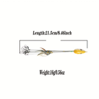 Alabama Umbrella Rig Fishing Lure Set 7 Pack - 5-Arm Multi-Head Bass Lure with Ultralight Tripod Frame, Beginner Friendly Swimbait Rig for Bass Walleye Striper, Mixed Color Freshwater Fishing Tackle