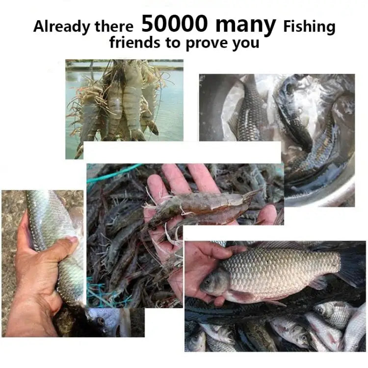 8 Holes Automatic Foldable Fishing Net Nylon Shrimp Crab Minnow Trap Fish Cast Net Fishing Tackle, 8 Holes