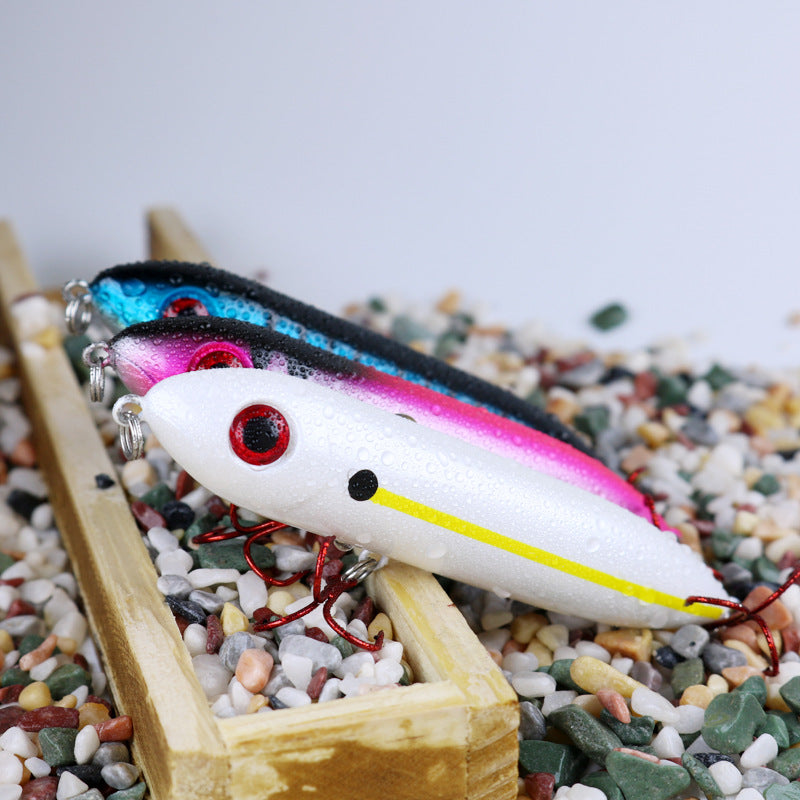 Lifelike Floating Pencil Fishing Lure With Fish Eyes