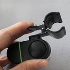 Fishing Bite Alarm Bell 4pcs Set with Sound Alert and Light Indicator, Sensitive Fish Hook Alarm for Fishing Rod Night Fishing Carp Fishing, No Battery Required