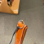 Burled Wood Rubber Bag Landing Net