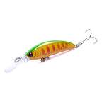 HENGJIA Long Throw Bionic Cocked Mouth Fake Bait Fishing Three-jaw Treble Hooks, 10 PCS 1, 10 PCS 2, 10 PCS 3, 10 PCS 4, 10 PCS 5, 10 PCS 6