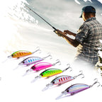 HENGJIA Long Throw Bionic Cocked Mouth Fake Bait Fishing Three-jaw Treble Hooks, 10 PCS 1, 10 PCS 2, 10 PCS 3, 10 PCS 4, 10 PCS 5, 10 PCS 6