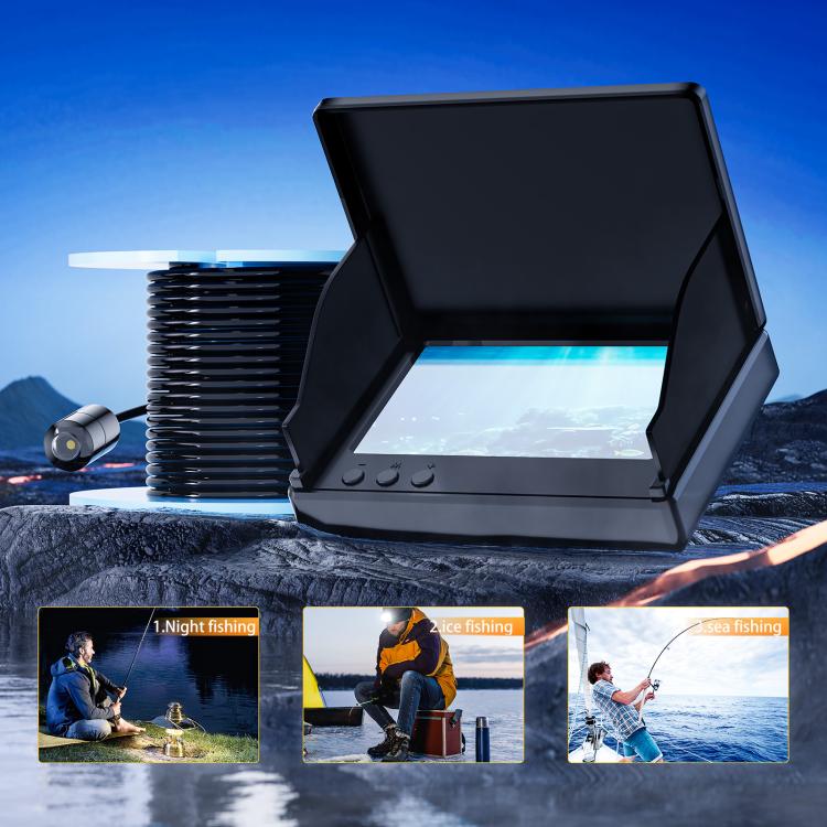 P300 4.3-inch Display 5MP HD Visual Fish Finder, 15m, 30m