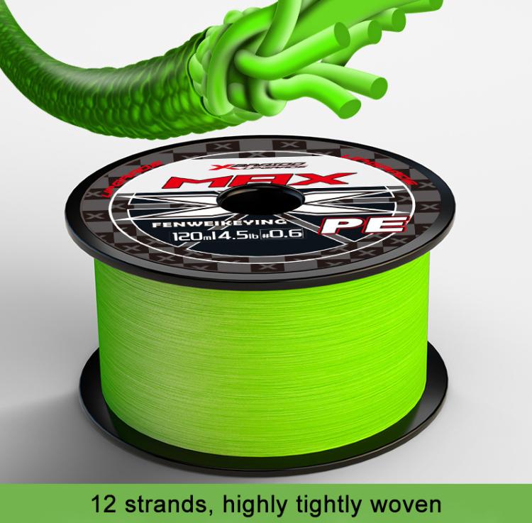 12 Strands Braided Lure Fishing Line Extra Strong PE Fishing Line, 0.6# 120m, 0.8# 120m, 1.0# 120m, 1.2# 120m, 1.5# 120m, 2.0# 120m, 2.5# 120m, 3.0# 120m, 4.0# 120m, 5.0# 120m, 6.0# 120m, 0.6# 160m, 0.8# 160m, 1.0# 160m, 1.2# 160m, 1.5# 160m, 2.0# 160m...