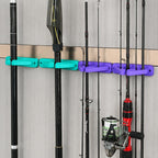 Drill-Free Wall-Mounted Silicone Fishing Rod Display Holder