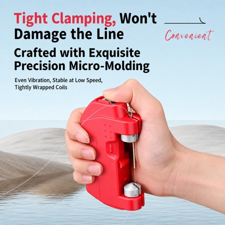 Lure Electric GT Knotter Fishing Line Knotting Tool Portable Leader Line Tying Machine, Dry Battery, Rechargeable