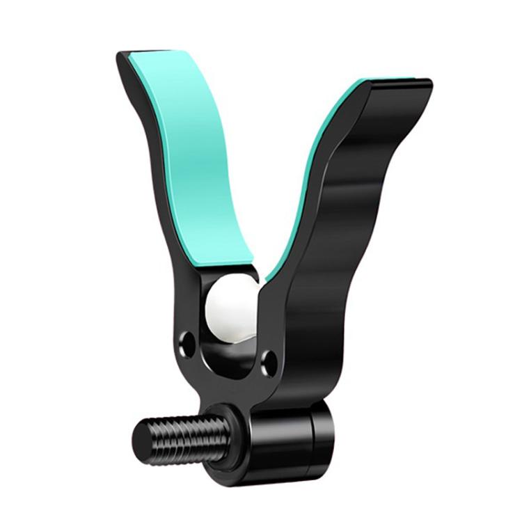 Aluminum Alloy Big Fish U Shape Rod Rest Head Rotatable Roller Fishing Pole Holder
