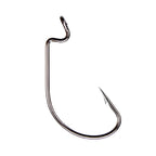 51‑Pcs Offset Worm Hooks Kit, Thin‑Wire Wide‑Gap Bass Hooks for Texas Rig Soft Plastic Worm Lures