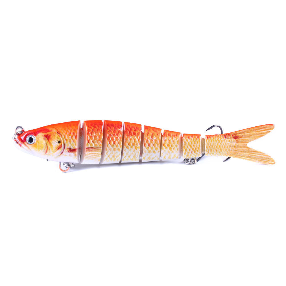 Classic Multi‑Joint Hard Fishing Lure, 27g Bionic Segmented Swimbait, Plastic Artificial Hard Bait Fishing Tackle Set