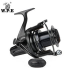 WPE 8000 CS‑09 Series Carp Spinning Reel, Metal Spool & Handle, PA Body, 9+1 BBs Saltwater Freshwater Fishing Reel