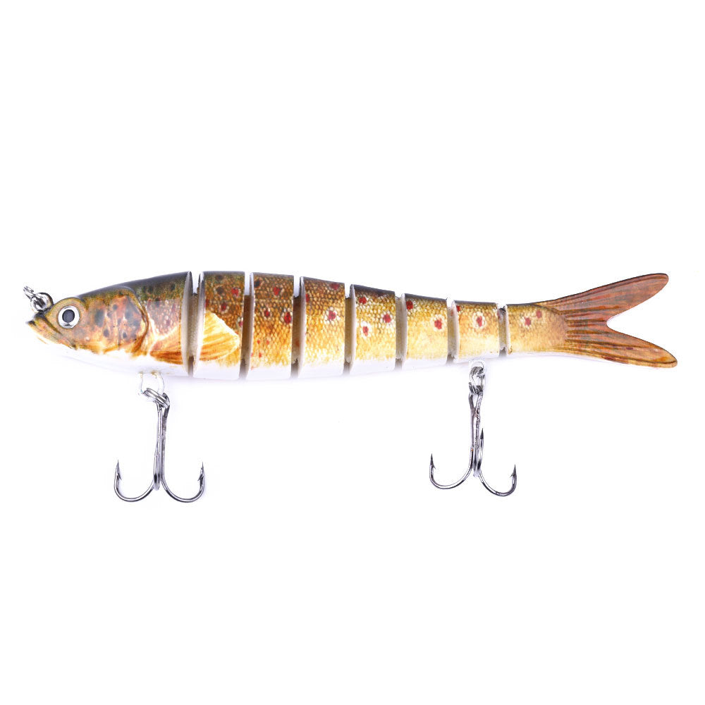 Classic Multi‑Joint Hard Fishing Lure, 27g Bionic Segmented Swimbait, Plastic Artificial Hard Bait Fishing Tackle Set