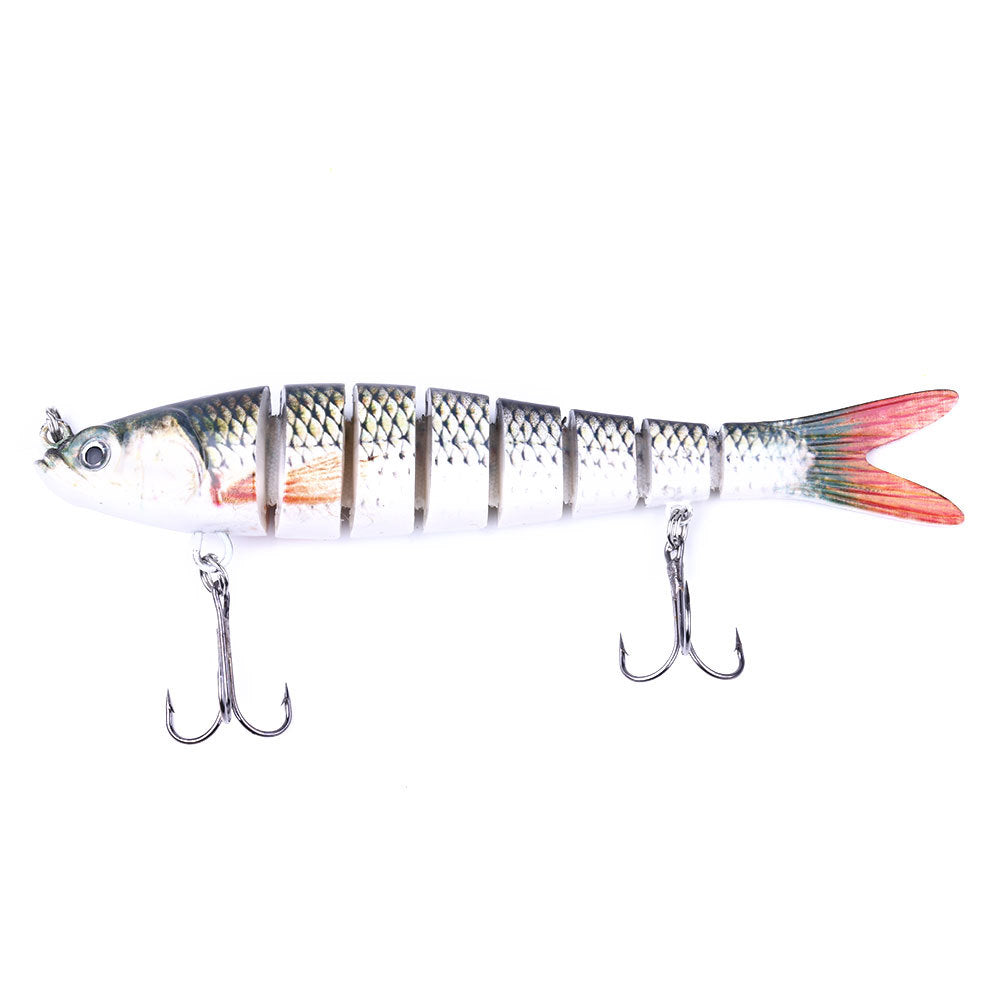 Classic Multi‑Joint Hard Fishing Lure, 27g Bionic Segmented Swimbait, Plastic Artificial Hard Bait Fishing Tackle Set
