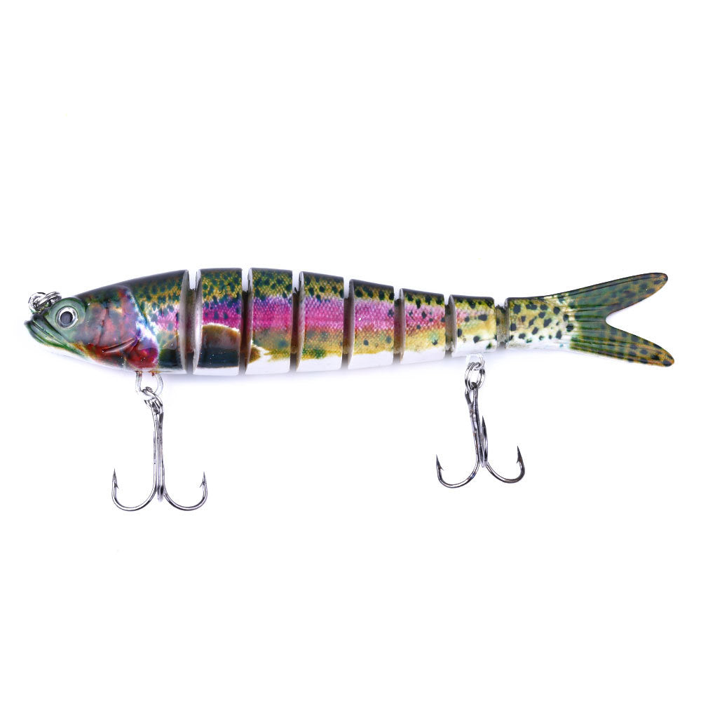 Classic Multi‑Joint Hard Fishing Lure, 27g Bionic Segmented Swimbait, Plastic Artificial Hard Bait Fishing Tackle Set