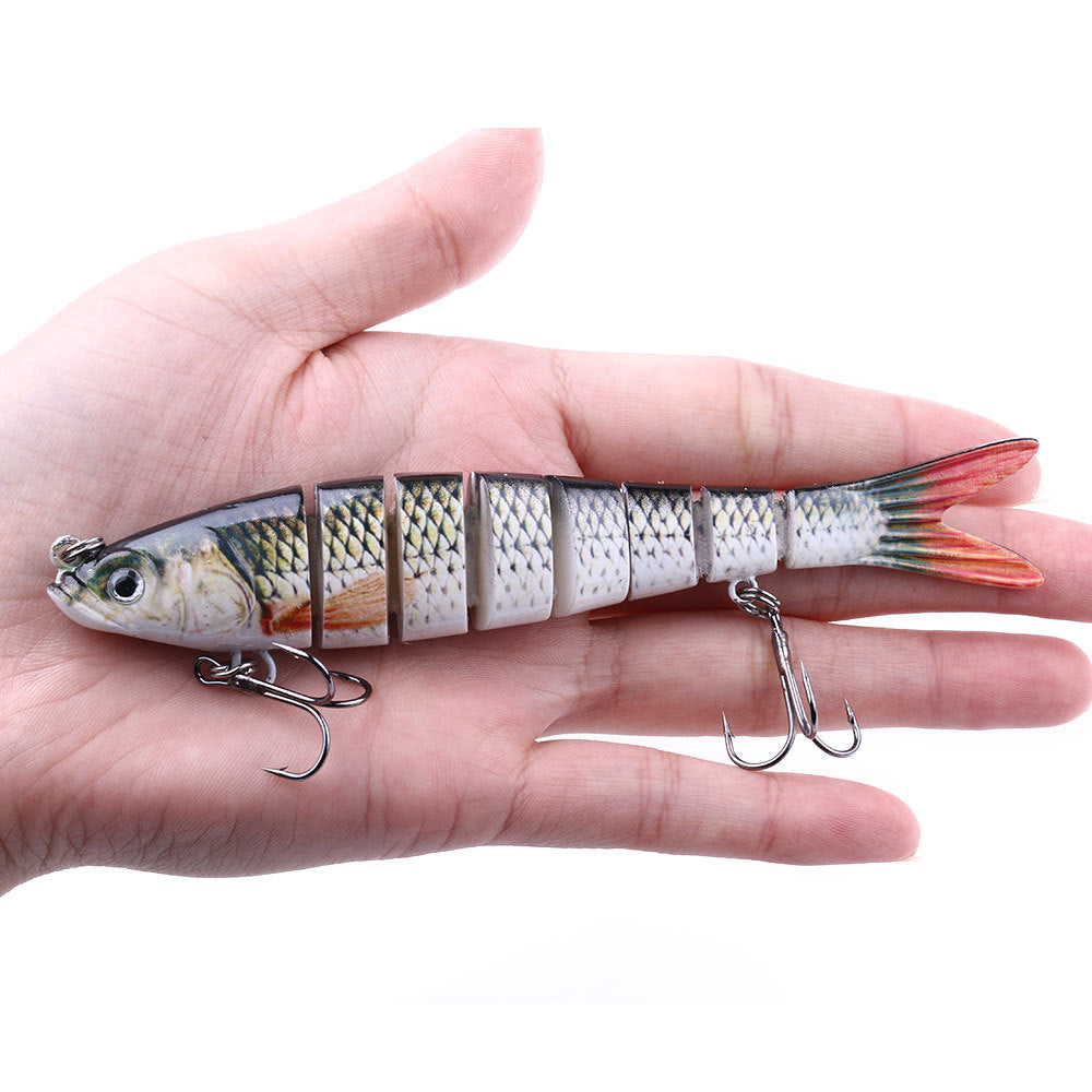 Classic Multi‑Joint Hard Fishing Lure, 27g Bionic Segmented Swimbait, Plastic Artificial Hard Bait Fishing Tackle Set