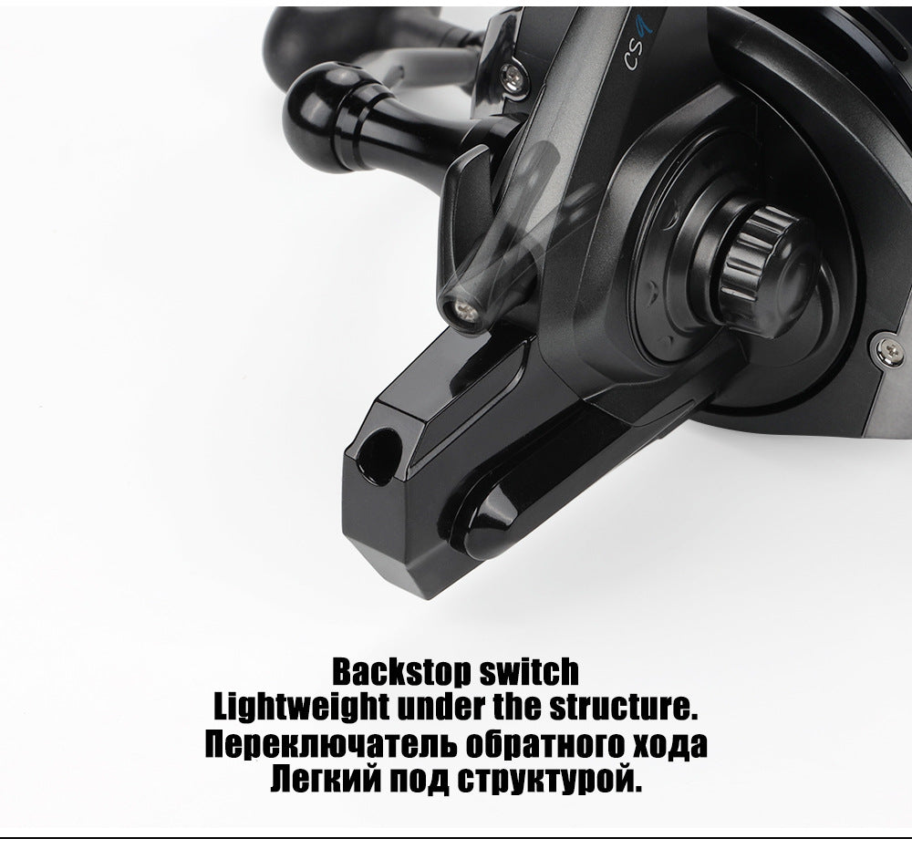WPE 8000 CS‑09 Series Carp Spinning Reel, Metal Spool & Handle, PA Body, 9+1 BBs Saltwater Freshwater Fishing Reel