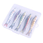 Classic Multi‑Joint Hard Fishing Lure, 27g Bionic Segmented Swimbait, Plastic Artificial Hard Bait Fishing Tackle Set