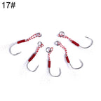 5pcs / Pack HENGJIA 17# Tied Wire Iron Hook Deep Sea Fishing Hook, 17#
