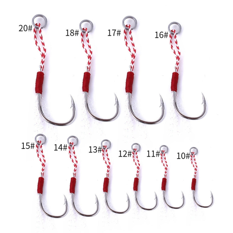 5pcs / Pack HENGJIA 17# Tied Wire Iron Hook Deep Sea Fishing Hook, 17#