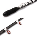 36cm Portable Telescopic Sea Fishing Rod Mini Fishing Pole, Extended Length : 2.1m, 2.1m