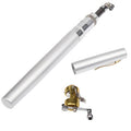 Pen Style Fishing Rod, Flywheel Silver, Flywheel Gold, Circle Pulley Gold
