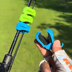2-Pack Quick-Attach Fishing Rod Clips – One-Hand Holder