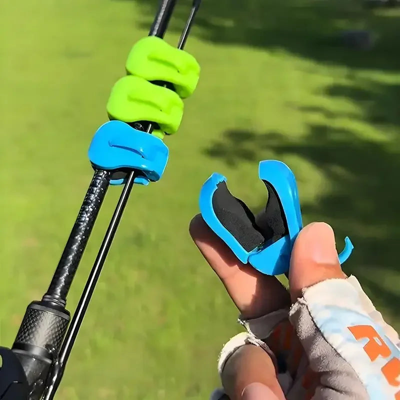 2-Pack Quick-Attach Fishing Rod Clips – One-Hand Holder