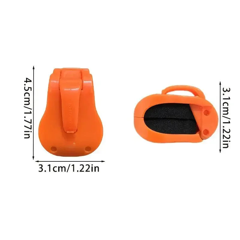 2-Pack Quick-Attach Fishing Rod Clips – One-Hand Holder