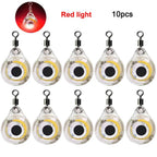 Fishing Lure Light Mini Eye Shape Underwater Night Battery Powered