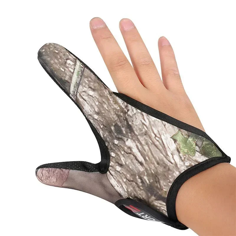 2-Finger Cut Fishing Gloves | Anti-Slip Breathable Protector