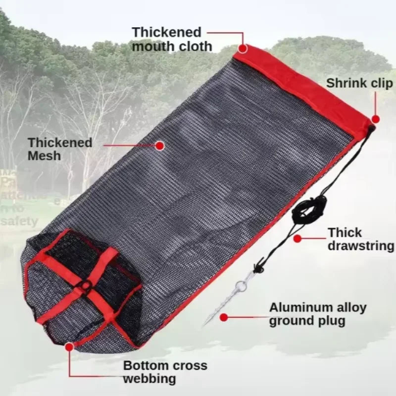 Collapsible Live Fish Net Bag | Crayfish Shrimp Eel Trap