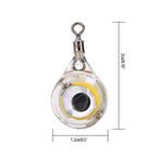 Fishing Lure Light Mini Eye Shape Underwater Night Battery Powered