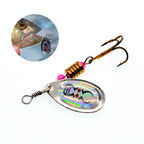 Metal Spoon Spinner Fishing Lure Spoonbait Crankbaits Wobblers Bait