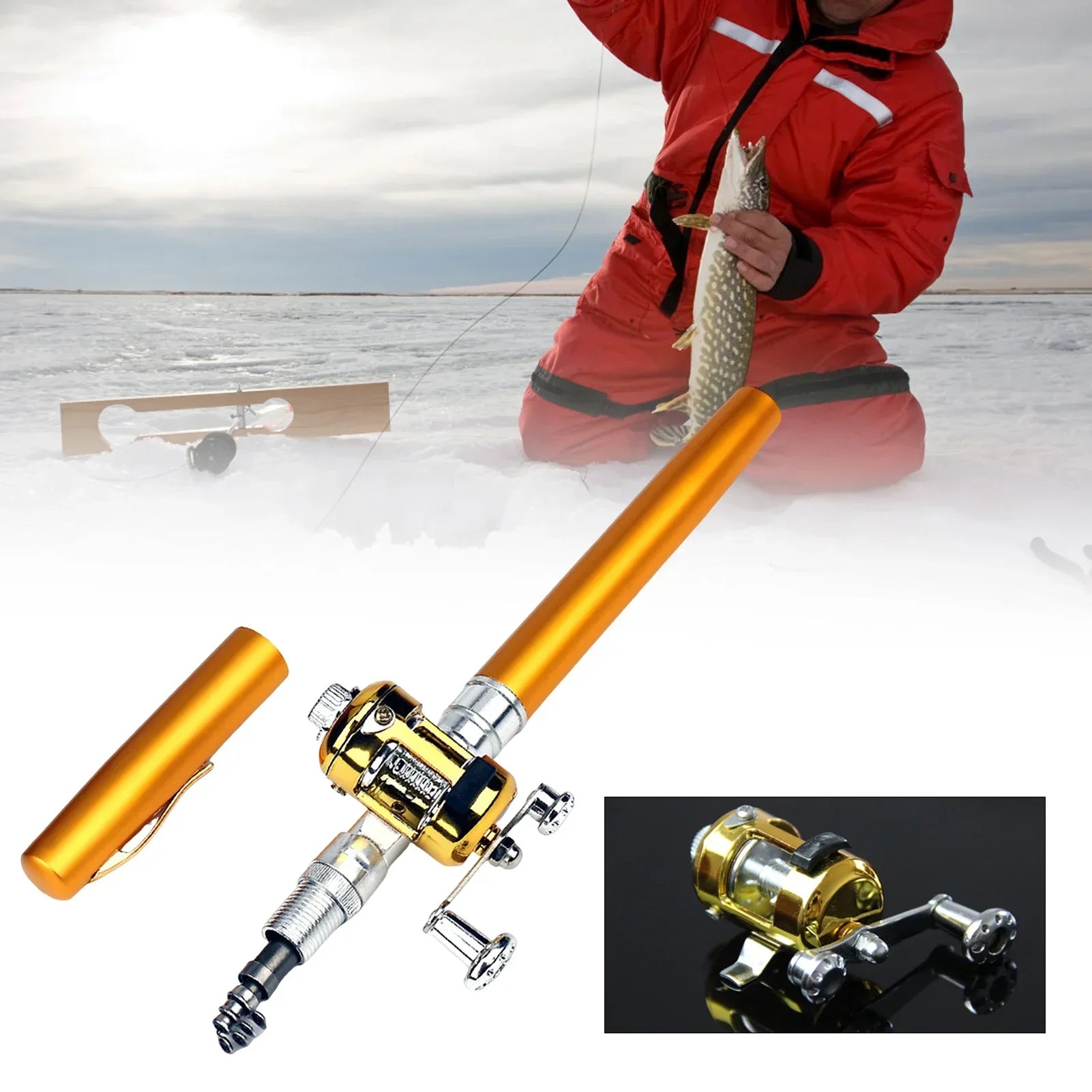Mini Telescopic Fishing Rod & Reel Set – Freshwater & Saltwater